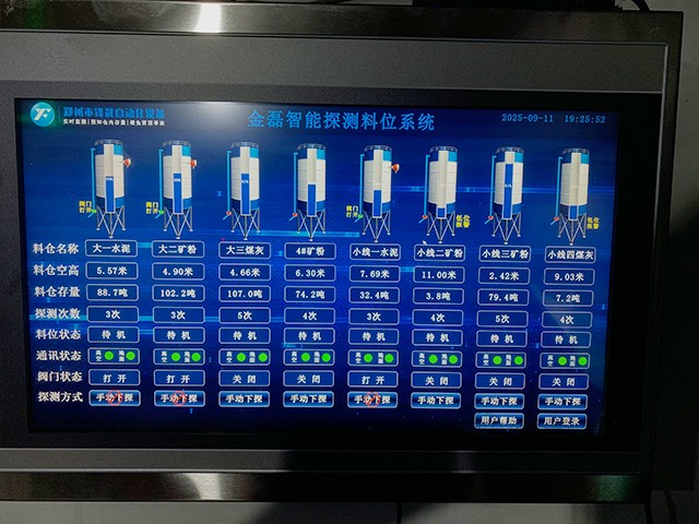 金磊商砼智能料位探測系統(tǒng)案例
